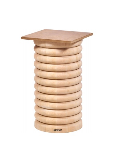 Masifart Kisber Class Ayak Cilasız Ham Ahşap