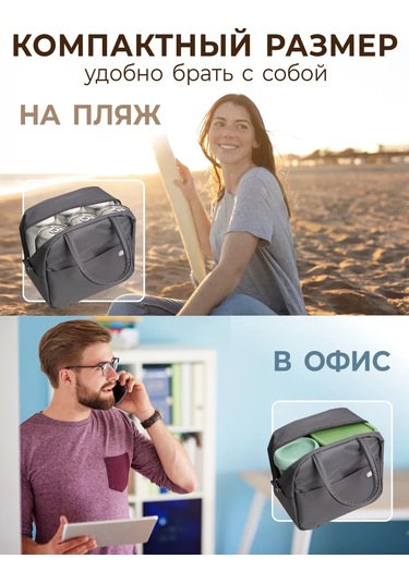 Cofra 5 Litrelik Yiyecek Saklama İçin Termal Çanta Soğutucu 303258501 Gri