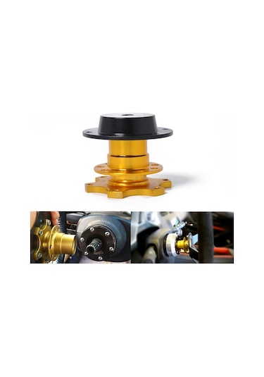 Sones Evrensel Alüminyum Araba Direksiyon Hızlı Bırakma Hub Yarış Adaptörü Snap Off Boss Kiti