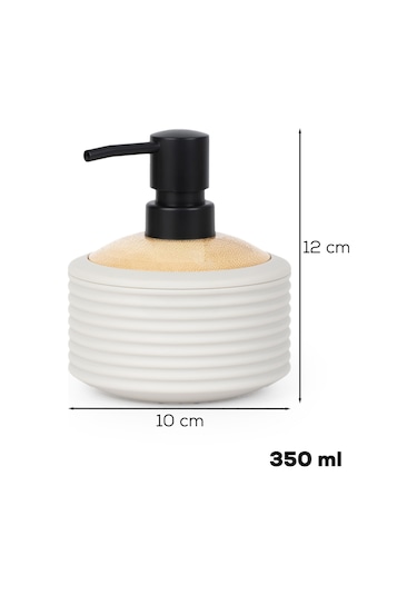Porsima 3126 Banyo Ve Mutfak Sıvı Sabunluk 350ml Taupe-ahşap Taupe