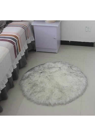 Suntek Suni Kürk Halı Koyun Postu Alan Kilim Pedi Zemin Pencere