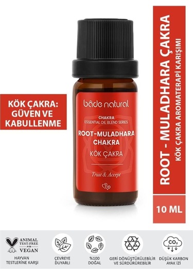 Bade Natural Kök Çakra Aromaterapi Karışımı 10 ML
