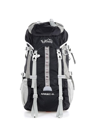 Young 40201 45l Dağcı Sırt Çantası-siyah Siyah