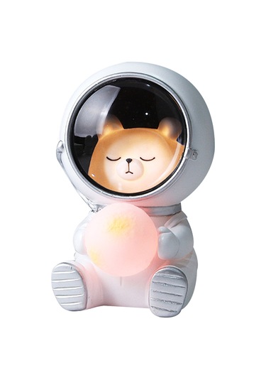 Maiyame Yumuşak Işıklı Ayı Figürlü Reçine Küçük Gece Lambası - Usb Şarjlı, Konforlu Uyku Ortamı Oluşturucu Dekoratif Aydınlatma Diğer