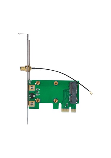 Kosona Mini Pcı-e'den Pcı-e'ye Dönüştürücü Kartı - 12.2cm Tam Yükseklik Paneli, Anten Tesisatı, 3.3v/5v Desteği, Çoklu İşletim Sistemi Desteği