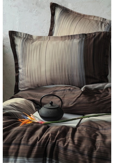 Gerard 210 Tc 83 Tel Dijital Pamuk Saten Nevresim Takımı Tek Kişilik