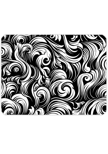 İlyuka Mousepad 40x30cm Gaming Mp364030 Black-white A. Patterns