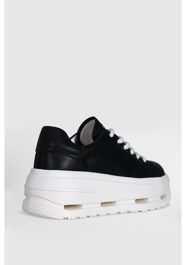 Lufian Agatha Kadın Sneaker Ayakkabı Siyah Siyah 121230007100100 Siyah