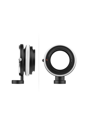 Yaozixa Fotga Metal Tilt Lens Adapter: Canon Ef'den Sony E'ye Aktarım, 0-8 Derece Eğim Açı, Siyah Renk