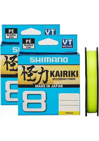 Shimano Kairiki 8 300m İp Misina 0,190mm 12kg Sarı