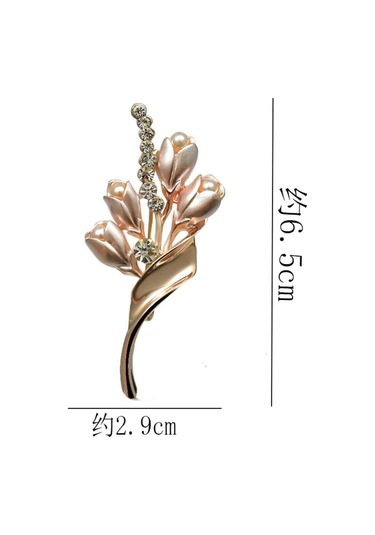 Mufunye Kadınlar İçin Zirve Pırlanta Gül Desenli Broş - Anti-kayma Tasarımıyla Kıyafet Sabitleyici Ve Stili Artıran Aksesuar Çok Renkli