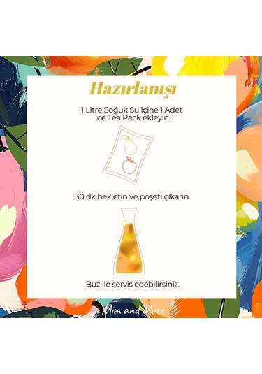 Mim and More Pear Apple Ice Tea Pack 20 G