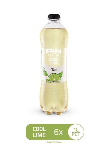 Pin Cool Lime - Şekersiz & Kalorisiz 1 Litre X 6 Adet Ice Tea