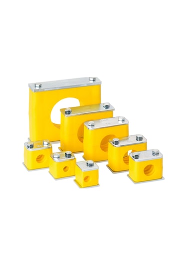 Çift Lama Çift Vida Boru Kelepçe