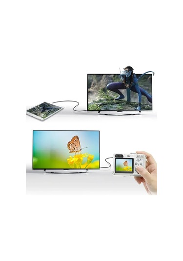 4k 60hz Naylon Örgü Hd Uyumlu V2.0 Hdmı Mını Hdmı Mınıhdmı Uzatma Erkek Erkek 10m Diğer