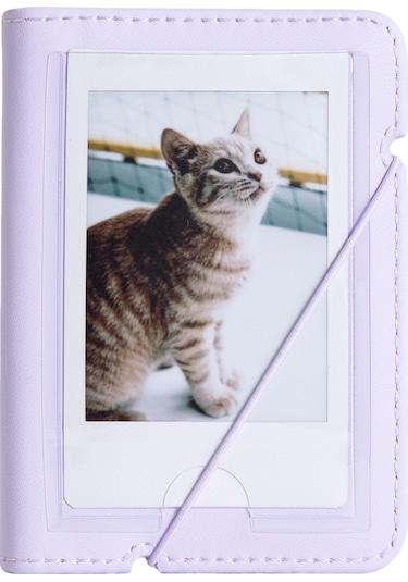 Fujifilm Instax Mini 12 Fotoğraf Makinesi + 10'lu Film + Mini Albüm + Deri Kılıf Seti Lila