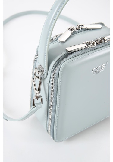 Ççs 17561 Kadın Omuz Askılı El Çantası-mavi Mavi