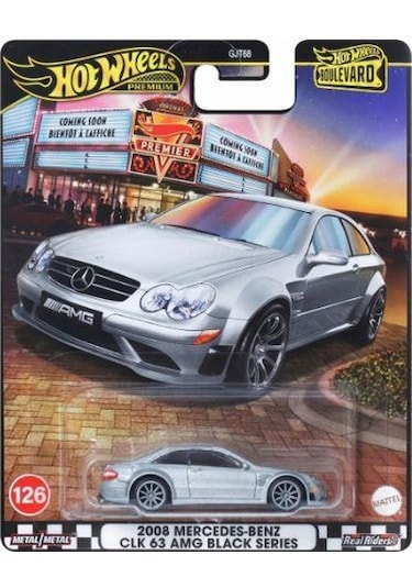 Hot Wheels Premium Boulevard 2008 Mercedes-benz Clk 63 Amg Black Series Gjt68 Jbl07 Çok Renkli