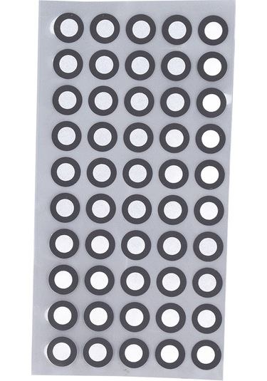 Youtek 3d Tarama Referans Noktaları - 150 Adet Yansıtıcı Etiketler 6mm İç/10mm Dış Çap - Hassas Takipler İçin Pet Malzeme, 3 Adet Sayfa