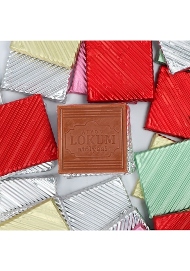 Sütlü Sargılı Madlen Çikolata 250g Kutu İçi 40 Adettir. -365