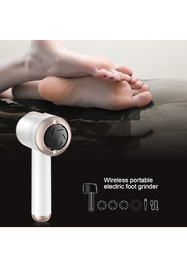 Moveevo Elektrikli Ayak Öğütücü Otomatik Ayak Nasırı Giderici Ev Kullanımı Ayak Öğütme Aleti Şarj Edilebilir Ayak Bakım