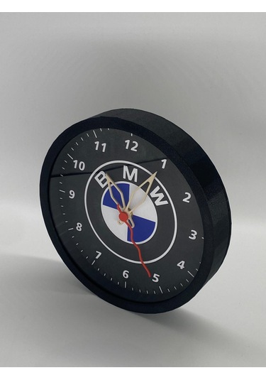 Bmw Stilli, Siyah Kasa Duvar Saati Siyah
