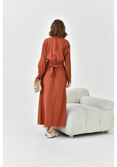 Ftz Women Kadın Modal Etekli Takım Kiremit 30714-kiremit Kiremit