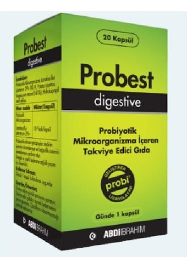 Probest Digestive Probiyotik 20   Kapsül