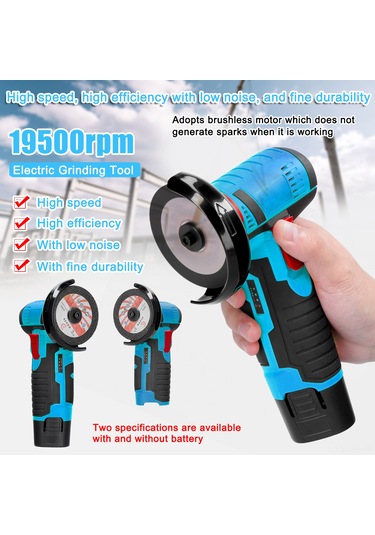 Singree 12v 19500 Rpm Profesyonel Mini Taşlama Makinesi - Kesme, Parlatma Ve Zımparalama İçin Çok Fonksiyonlu El Aleti