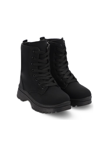 ESEM HENDA Kadın  Siyah Nubuk Bot