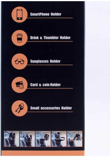 Araba Araç İçi Telefon Bardak Eşya Tutucu Universal Bardaklık Girişi Çoğaltıcı Tutacak