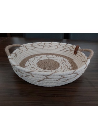 Hasır Sepet, Saklama Kutusu, Düzenleyici, Organizer 27x6 cm