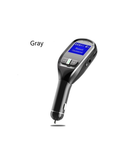 Araç Fm Verici Bluetooth Kiti Araç Şarj Cihazı Usb Bağlantı Noktası Ses Radyo Lcd Ekran Mp3 Çalar Telefon Handsfree Araç Kiti