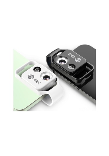 Novahub Taşınabilir 200x Mikroskop, 6 Led Işık, Usb Şarj, İos & Android Uyumlu, Kolay Kurulum, Hafif Tasarım