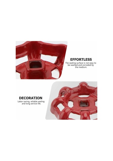 Vana Kolu Kırmızı Demir Vana Kolu Küresel Vana Kapatma Vanası Su Borusu