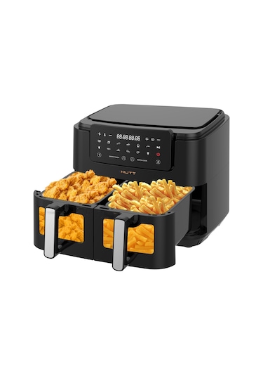Hutt D9 Çift Hazneli 9 Lt Airfryer Yağsız Fritöz