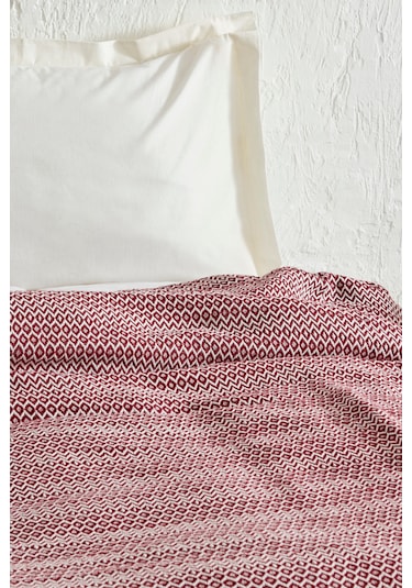 Karaca Home Levi Bordo Çift Kişilik Pike Bordo