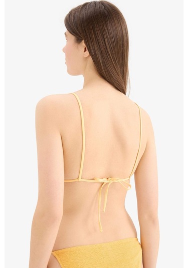 Defacto Regular Fit Bürümcük Bikini Üstü-fall İn Love E0205ax25smyl106 Sarı Defacto Regular Fit Bürümcük Bikini Üstü-fall İn Love E0205ax25smyl106 Sarı