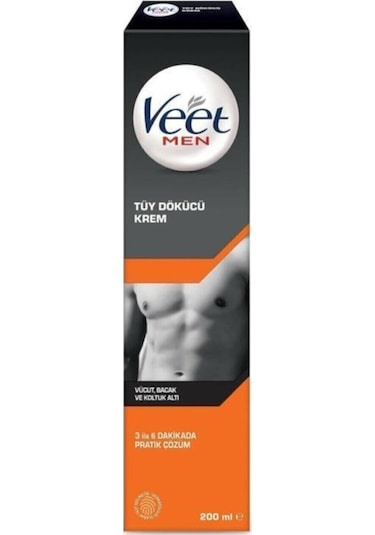 Veet Men Tüy Dökücü Krem 200 ML + Özel Bölge 100 ML + Balsam 50 ML