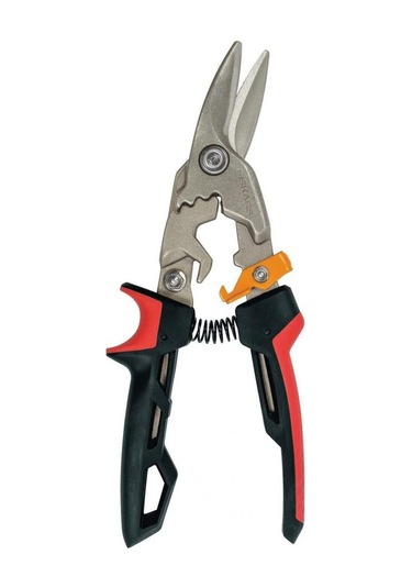 Fiskars 1027209 Powergear Metal Levha Makası - Sol Kesim