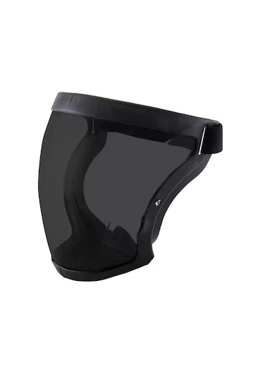 Symbee Kablo Isıgı Korumalı Welder Maskesi - 120 C Isı Dayanımı, Nemlendirici Yastık, Ağırlık:193g, Siyah Kare-siyah Cam