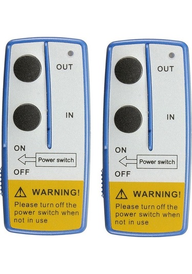 Moly 12v 17.000lb Kapasiteli Vinç Kablosuz Kumanda Seti, 100ft Menzil, Giriş/çıkış, Pil Dâhil