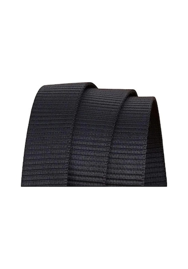 Çantachım Anti Alerjik Plastik Tokalı Taktikal Tarz Bez Kemer Siyah