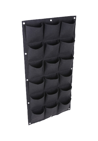 Yifomall Dikey Bahçe Çantası - 18 Cepli Solmayan Duvara Monte Bitki Yetiştirme Torbası