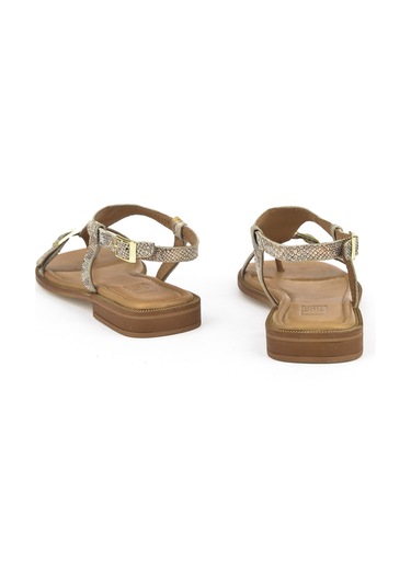 Ziya, Kadın Hakiki Deri Sandalet 1511047z16219 Bej-yılan 1511047z16219 460 Bej-yılan Bej