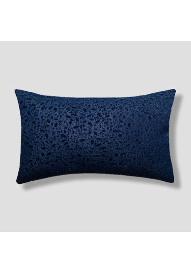 Sezyon Yuna Desenli 30x50 Lacivert Kırlent Kılıfı Lacivert