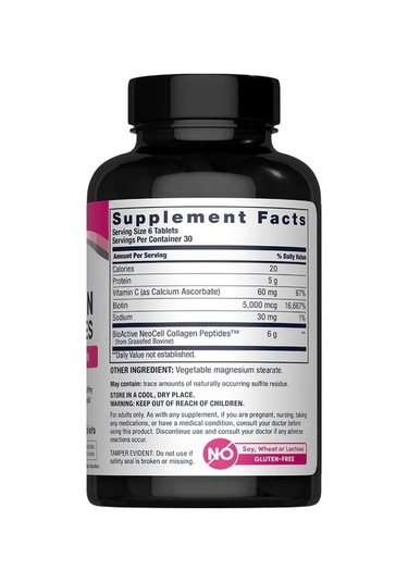 Grassfed Collagen Peptides 6000 Mg 180 Tablet