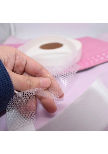 Pazly 30mm Sıcak Eriyen Yapışkan Bant, Kumaş İçin Demir On Hemming Bant, 2x3 Rulo, Çift Taraflı Bant, 56726331