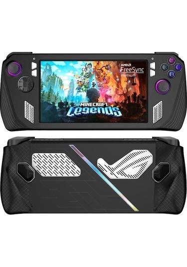 Trendooze Cbtx Asus Rog Ally Oyun Konsolu İçin Silikon Koruyucu Kapak Sprey Yağı Kılıfı Siyah İq