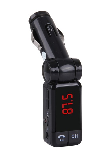 Çok Fonksiyonlu Bluetooth Araç Şarj Cihazı, Müzik Çalma Ve Ahizesiz Yanıt Desteği Telefon Ve Fm Verici Ve Akıllı Telefonlar Usb Şarj Fonksiyonu